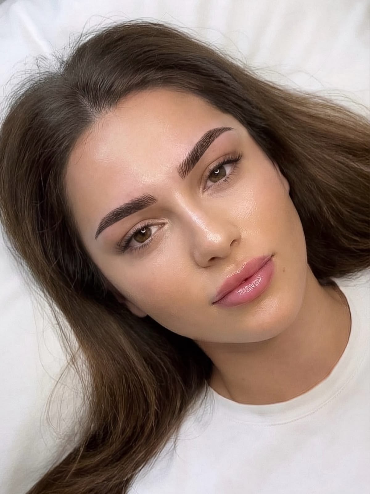 Defined powder brow result by Natalia Beauty