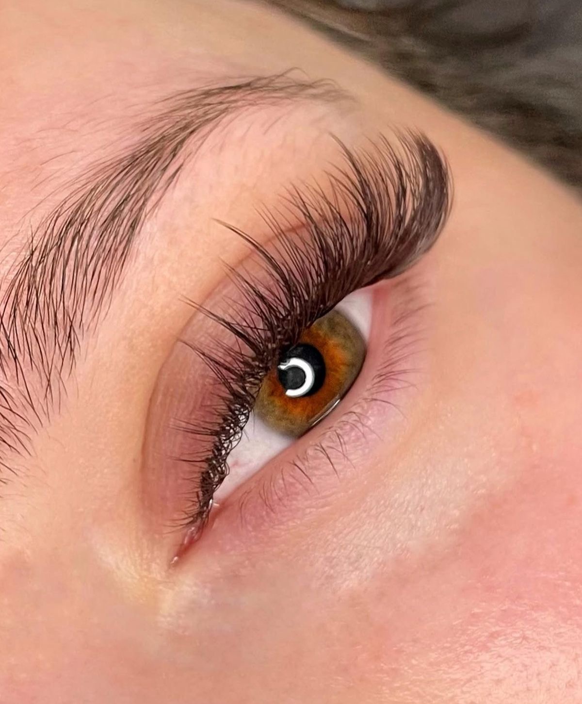 Detailed lifted lash result